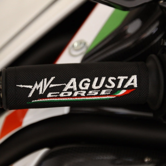 BRUTALE RR 1090 - MY 2012 - Grip covers MV Agusta Corse black (cp.)